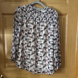 BloomChic Multicolor Abstract Top